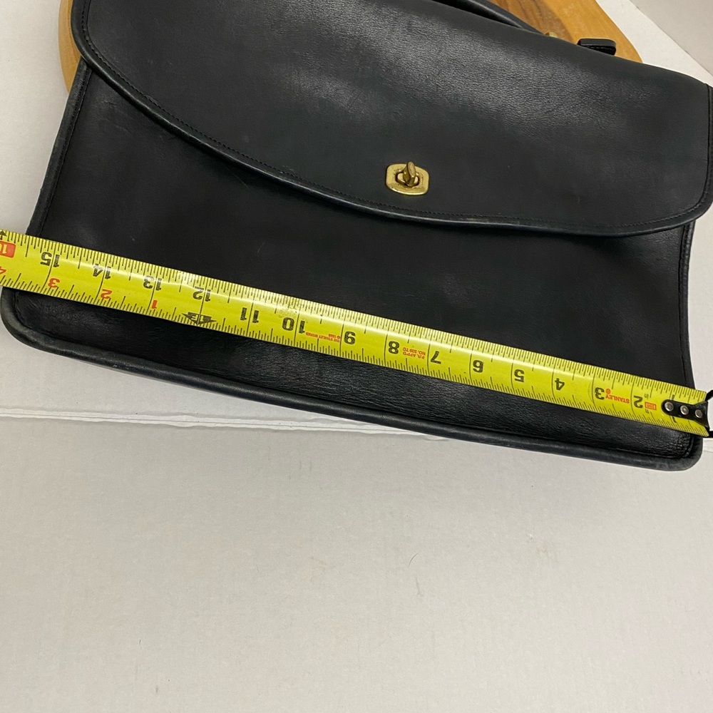 Coach Classic All Leather Briefcase w/ Strap - Picture 13 of 15